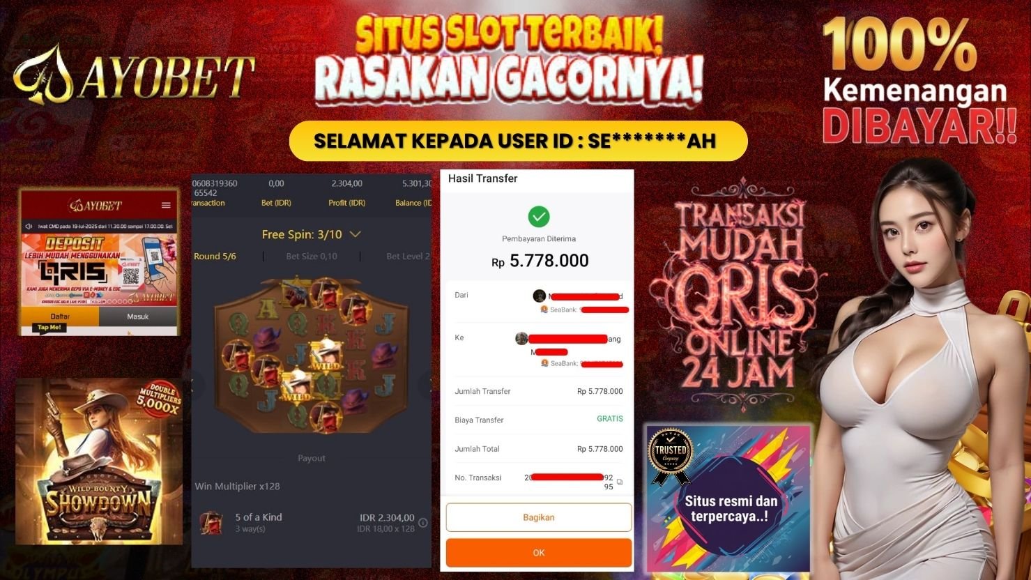 AYOBET JACKPOT SLOT WILD BOUNTY SHOWDOWN